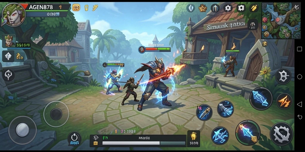 Screenshot AGEN878 menampilkan pengalaman bermain simulasi yang imersif.