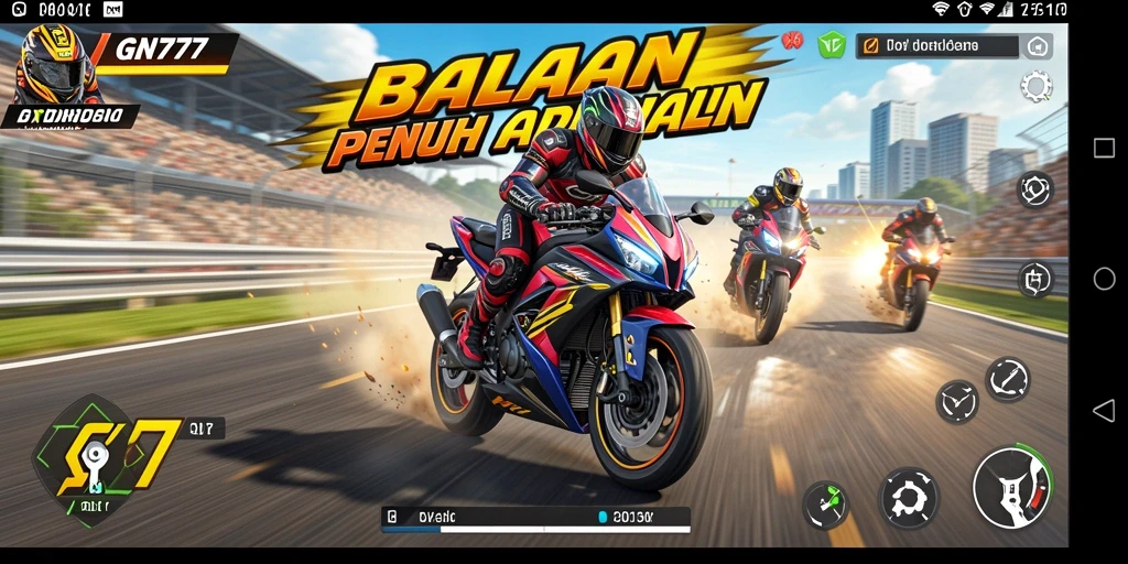 Gameplay seru balapan motor di GN777 penuh aksi dan adrenalin.
