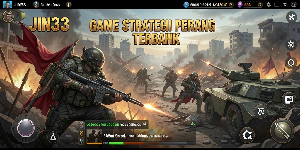 Tampilan gameplay <strong>JIN33</strong> dengan grafis menawan dan aksi strategis.