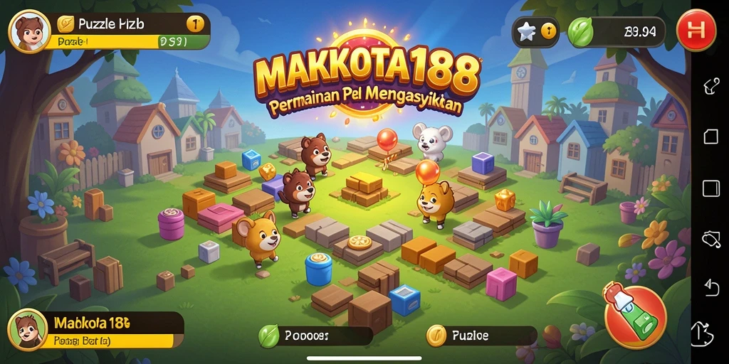 Tampilan gameplay MAHKOTA188 yang menarik dan menantang.