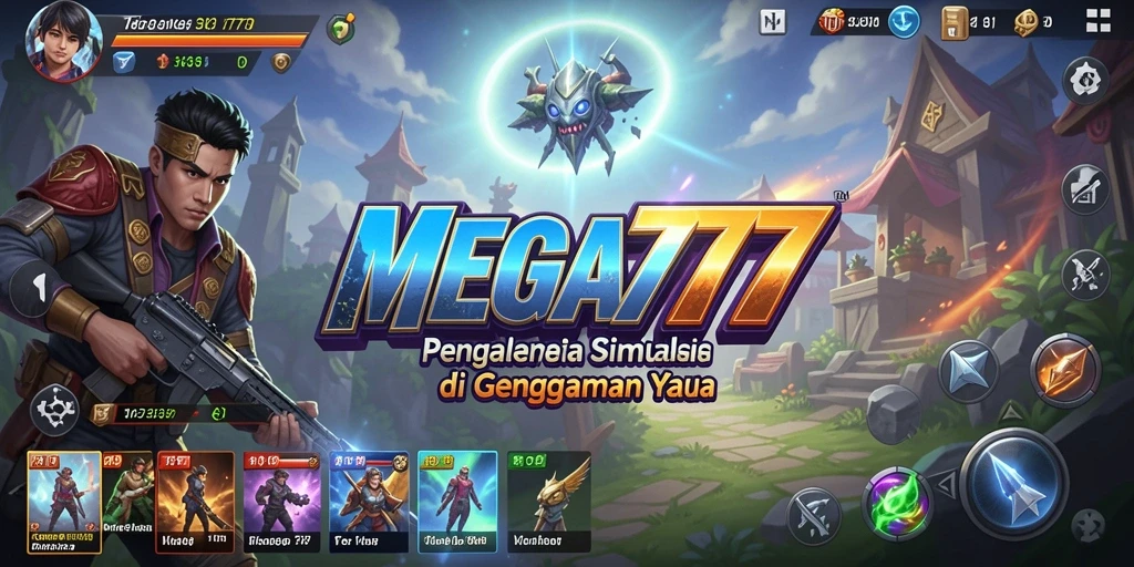 Tampilan gameplay MEGA777 yang menarik dan seru.