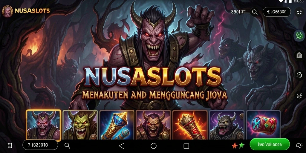 Menampilkan gameplay menyeramkan dalam NUSASLOTS yang membuat jantung berdebar.