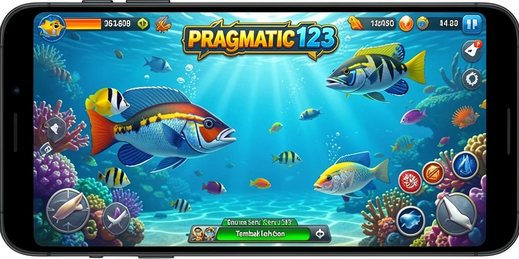 Tangkapan layar gameplay PRAGMATIC123 menampilkan aksi Tembak Ikan yang mendebarkan.