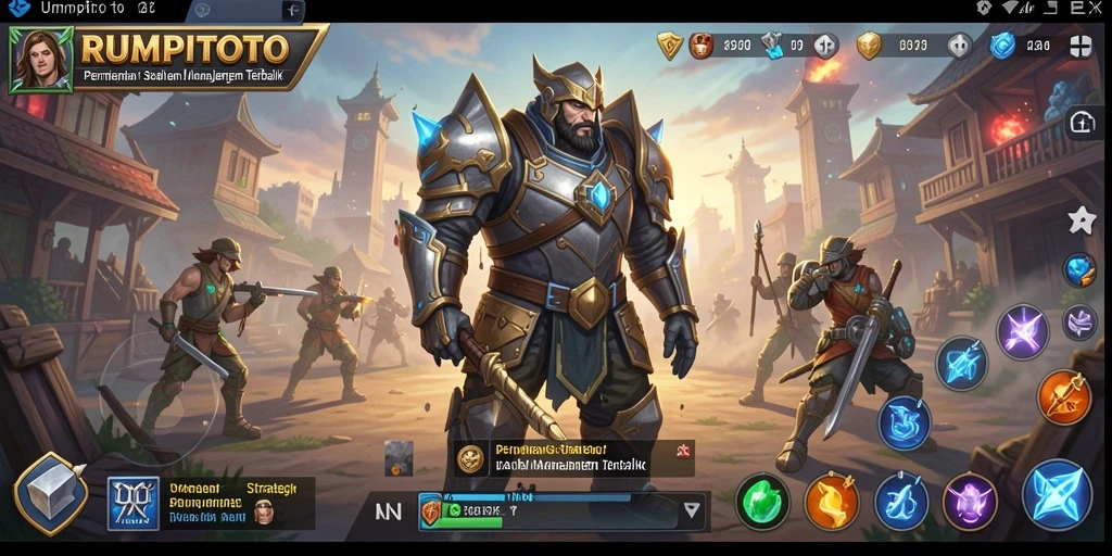 Tampilan gameplay yang memikat dari RUMPITOTO, penuh strategi.