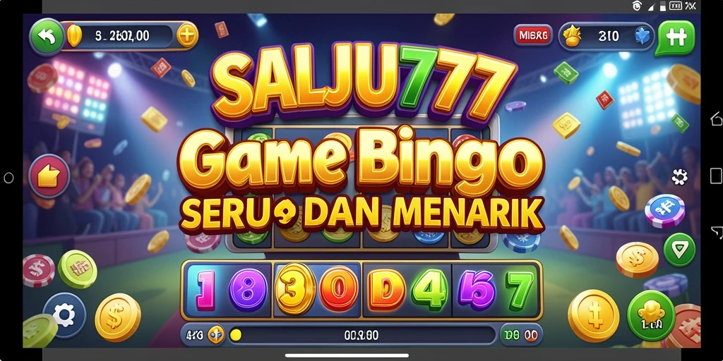 Tampilan gameplay Bingo SALJU777 yang seru dan berwarna.