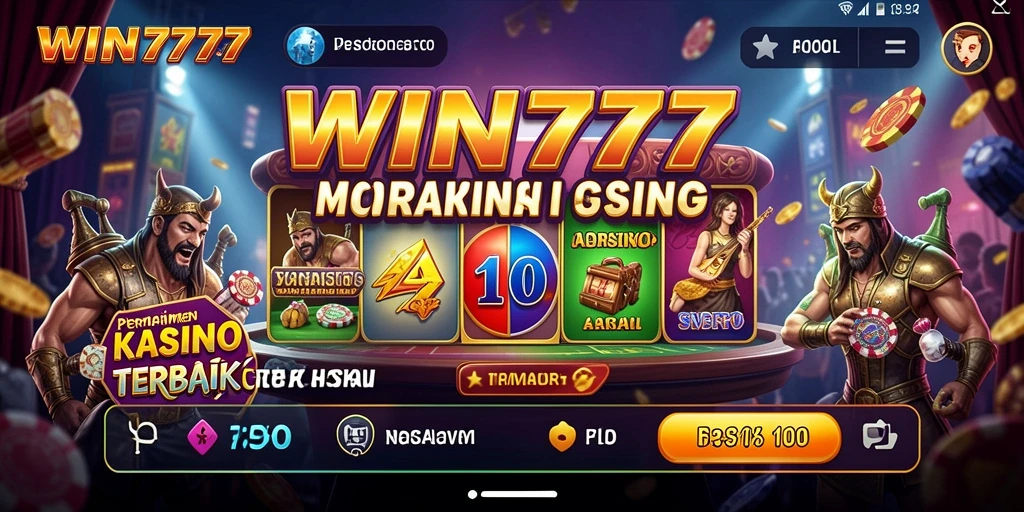 Tampilan gameplay WIN777 yang seru dan interaktif di kasino.